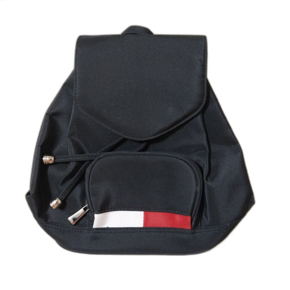 NWT Unbranded backpack black red white colorblock shoulder bag purse Preppy - Picture 1 of 9